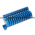 Radiateur en aluminium de couleur bleue pour machine